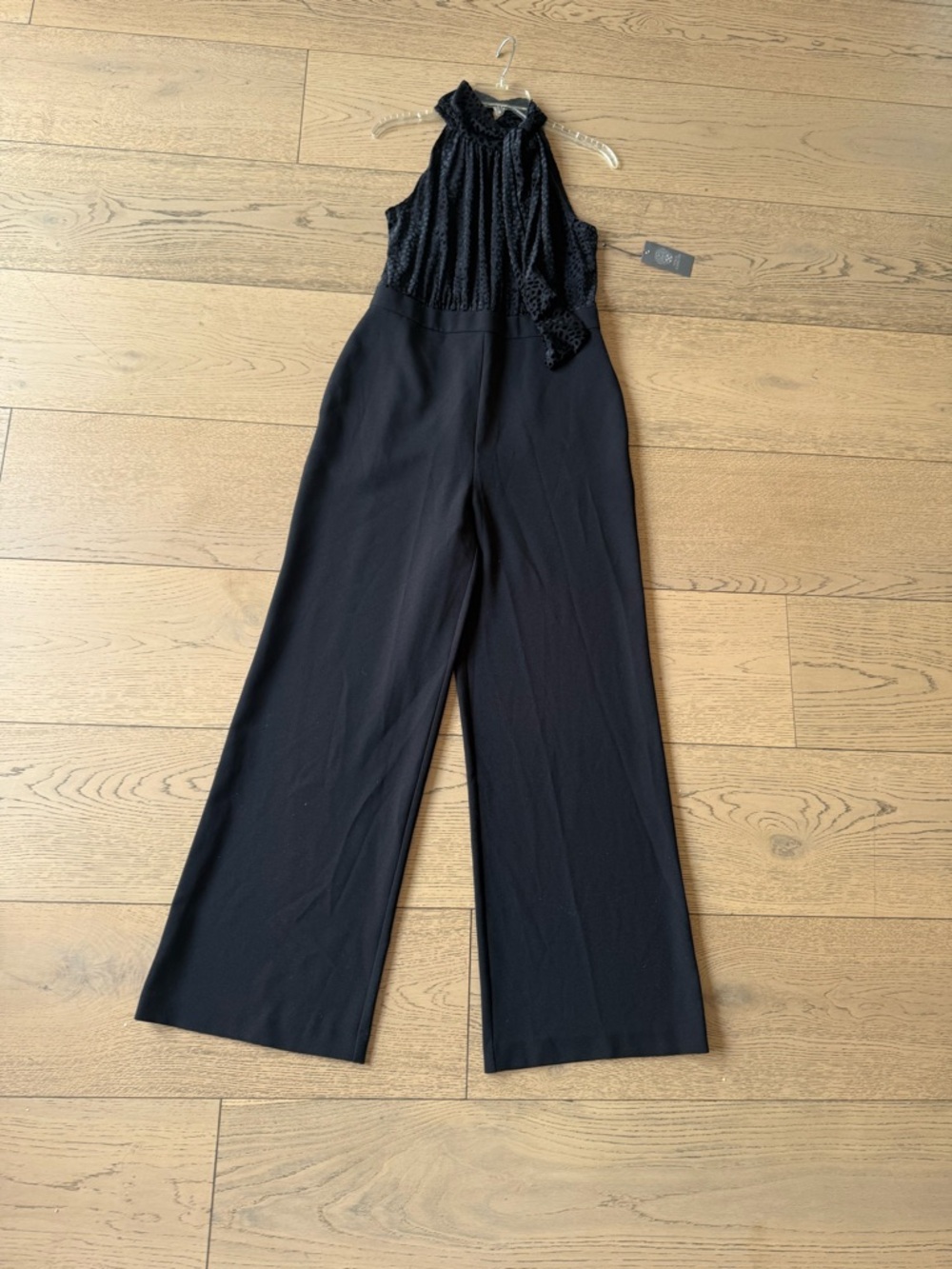 Vince Camuto Black Halter-Neck Wide Leg Jumpsuit nwt - Picture 15 of 15
